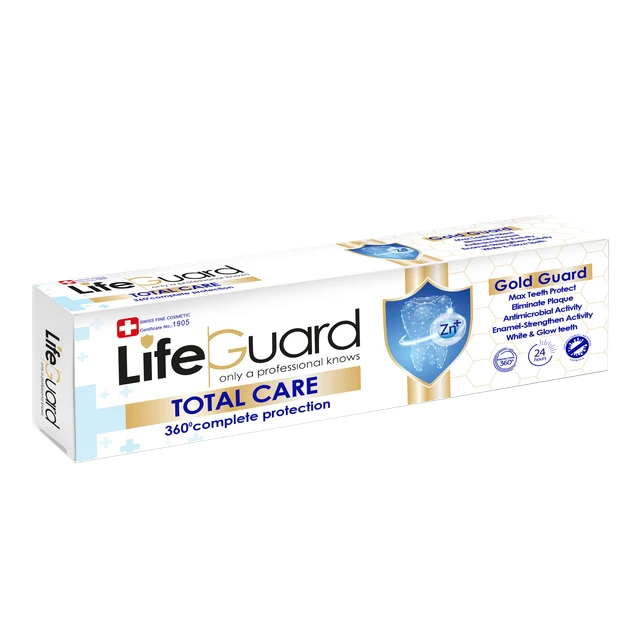 خمیر دندان توتال (Gold Guard) برند لایف گارد با حجم 120 گرم - Image 6